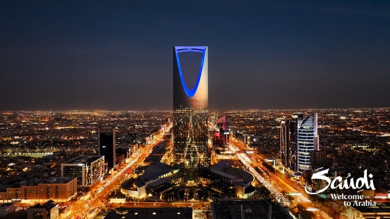Riyadh night view