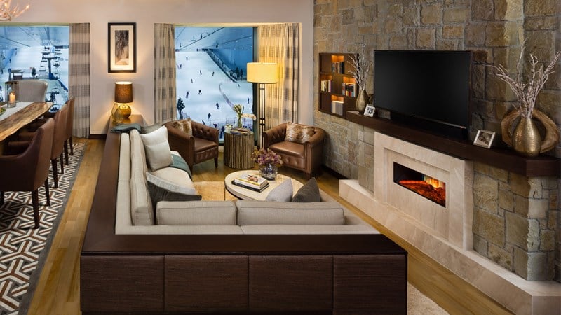 A beautiful and cosy hotel room