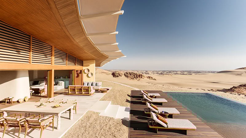 Six Senses - a hotel swimming pull